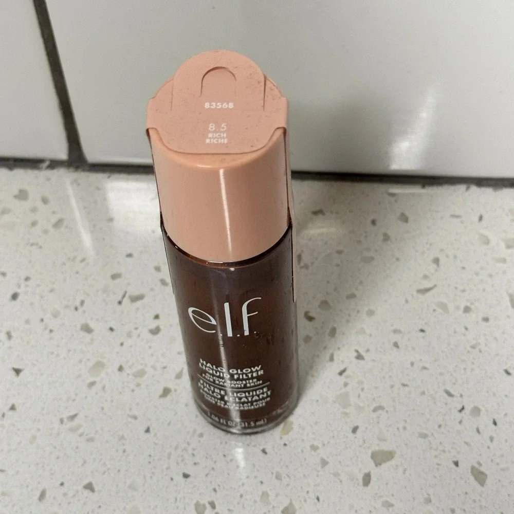 e.l.f. Halo Glow Liquid Filter 8.5 Rich Glow Booster 1.06oz‎ New Sealed